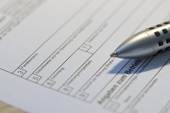 Formulare leeres Formular zum Ausfüllen
