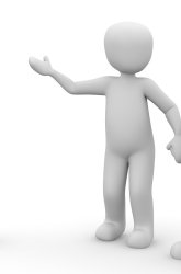 Zwei Männchen stehen vor einem Wegweiser